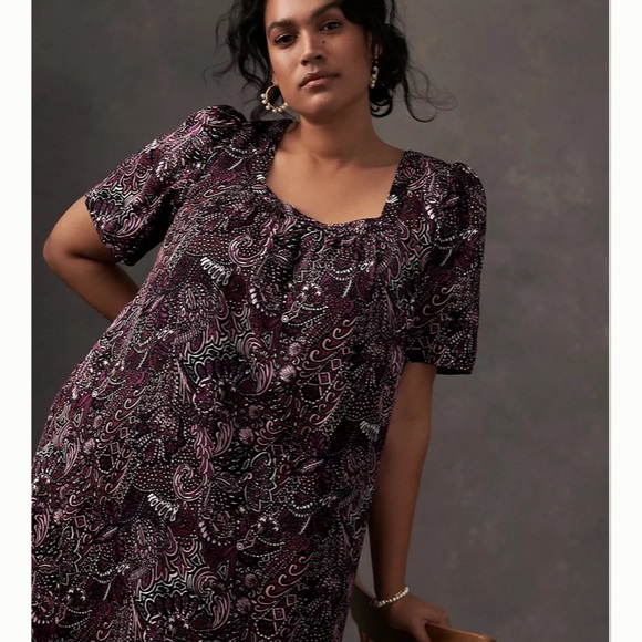 NWT ANTHROPOLOGIE Lisabetta Maxi Dress 1X and XS - Picture 6 of 11